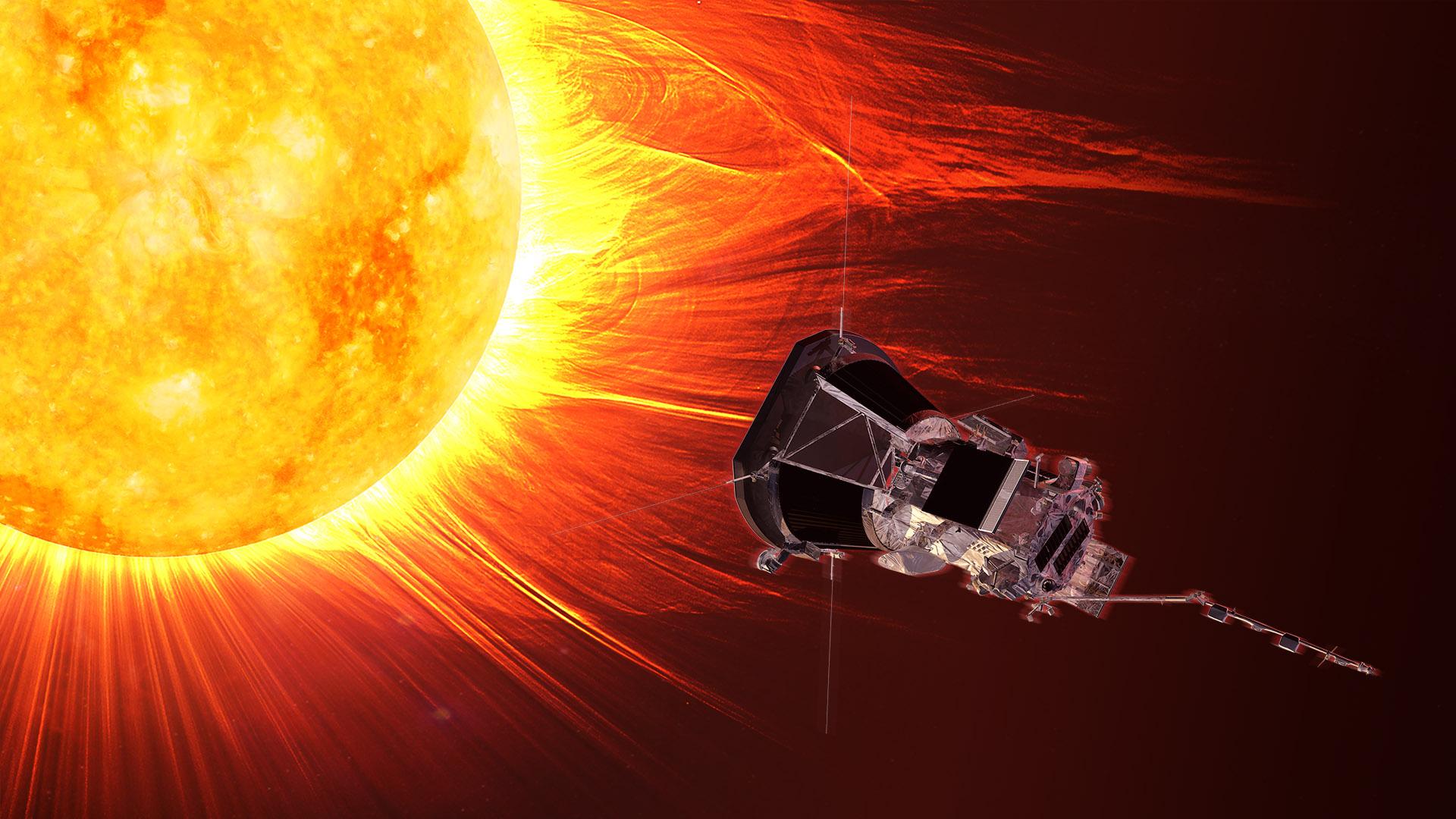 Parker Solar Probe near the sun