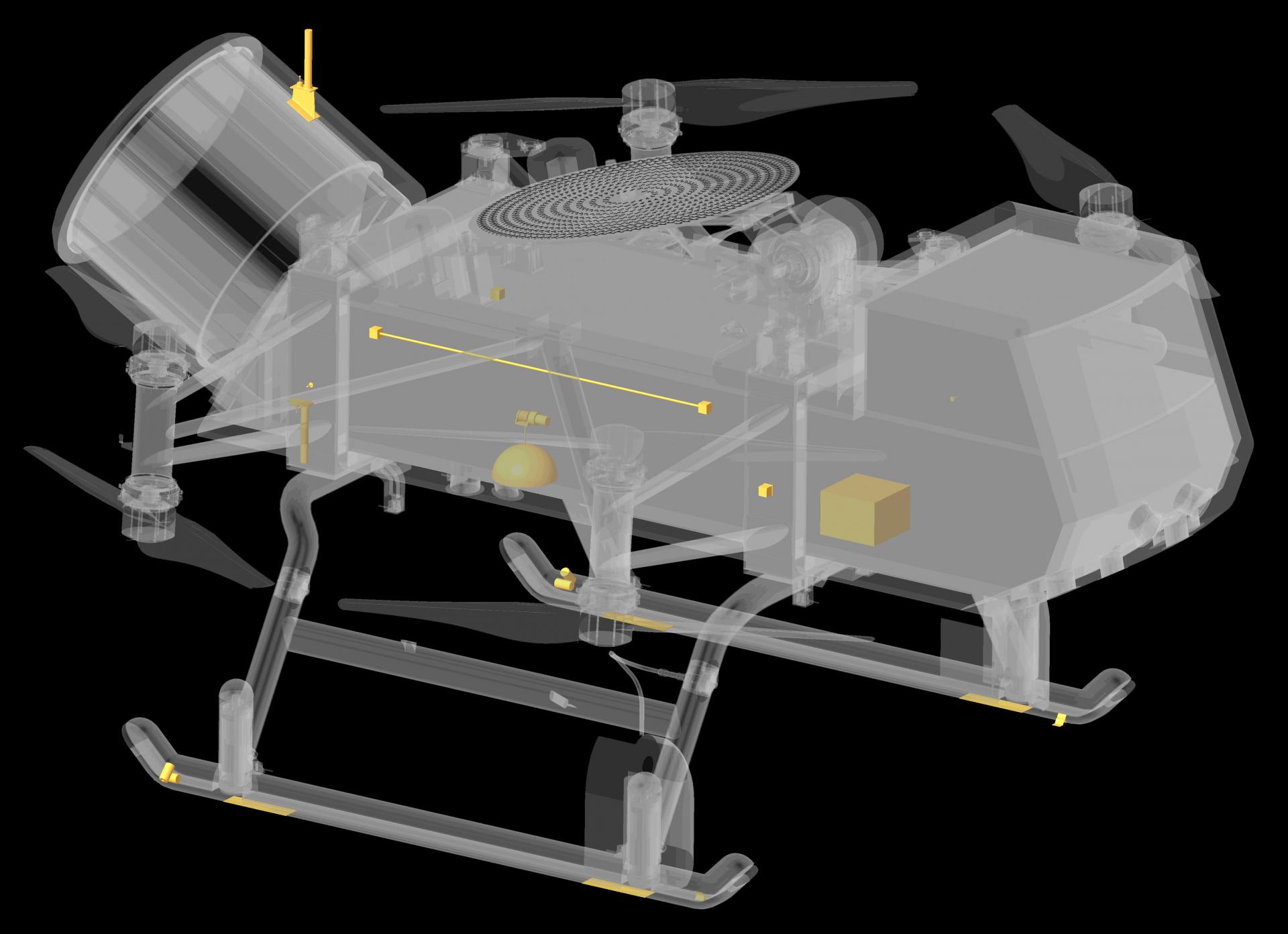 Schematic of the DraGMet Spacecraft