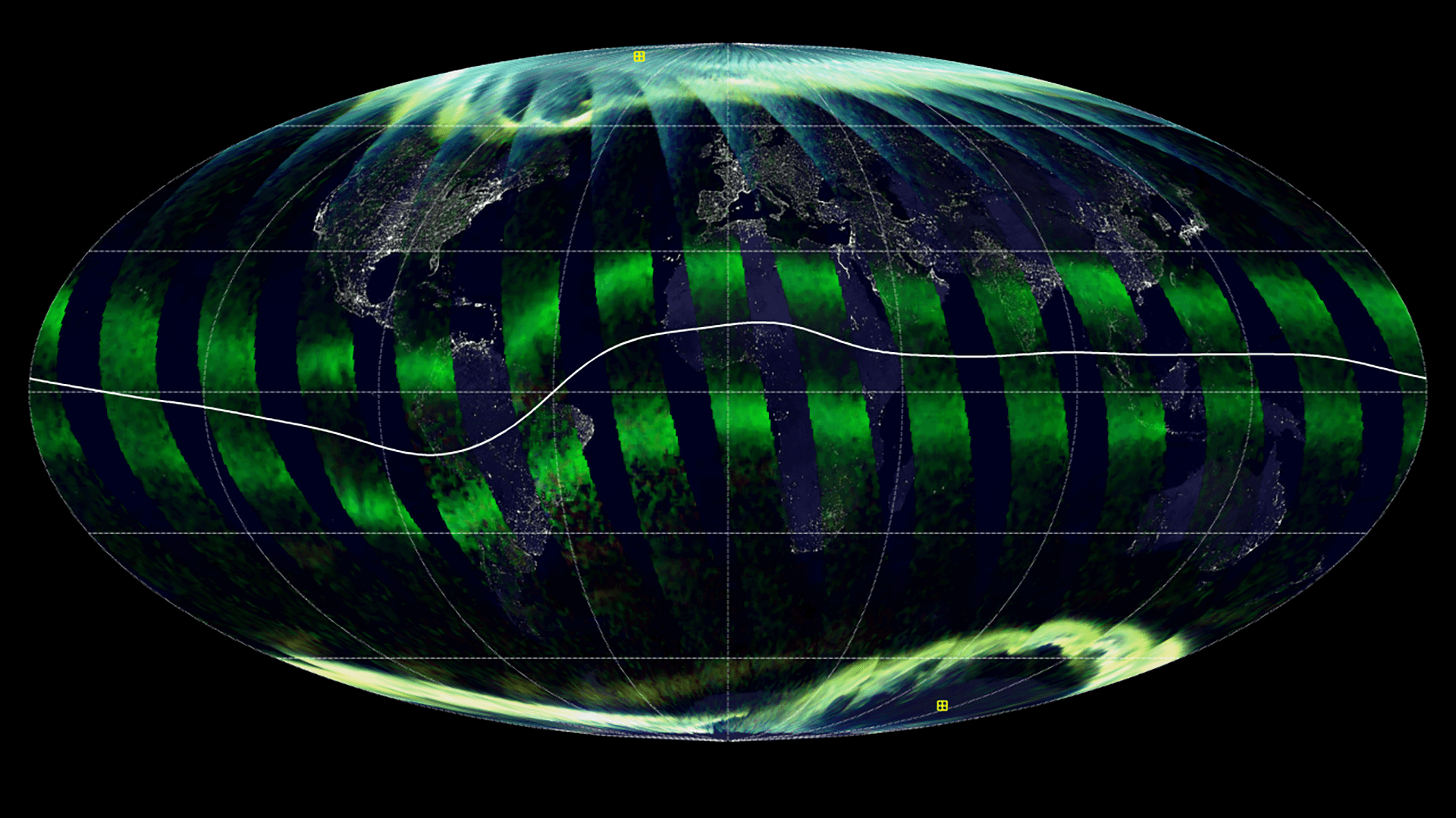 A global map of Earth's nightside ionosphere