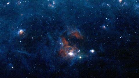 Beautiful image of the interstellar space