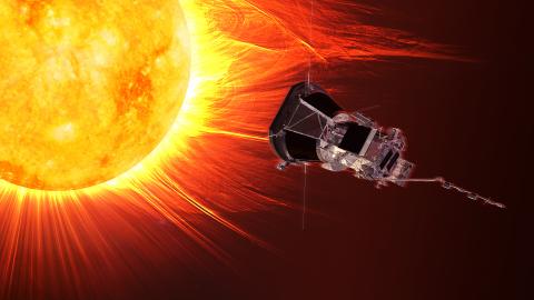Parker Solar Probe approaching sun