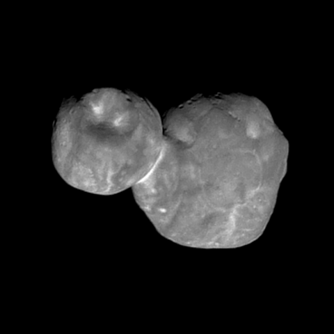 Image of the Kuiper Belt Object Arrokoth