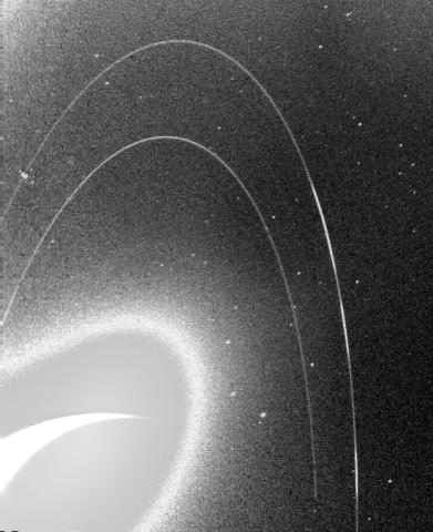 Image of Neptune&#039;s rings