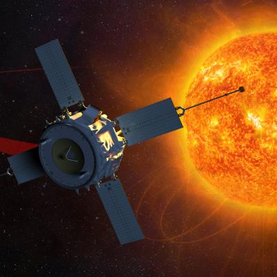 ACE spacecraft orbiting the Sun.