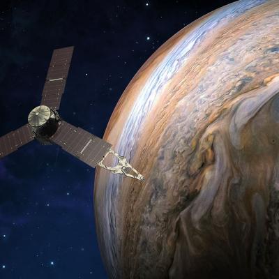 Jupiter Energetic-particle Detector Instrument in space